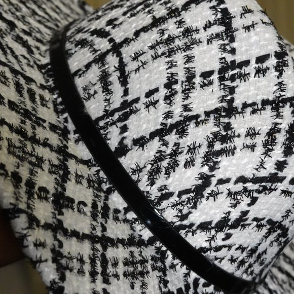 Tweed White Fedora Hat - Picture 2 of 4